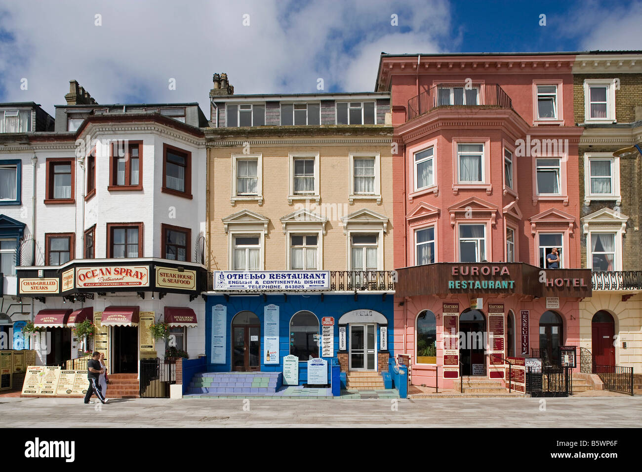 Great Yarmouth sea front typical buildings Norfolk UK Stock Photo Alamy
