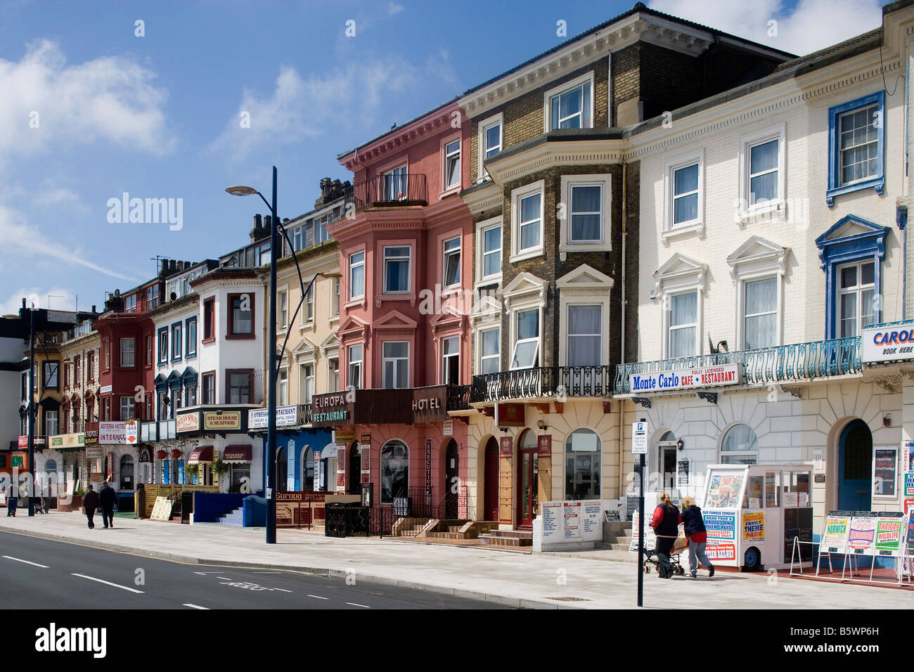 Great Yarmouth sea front typical buildings Norfolk UK Stock Photo Alamy