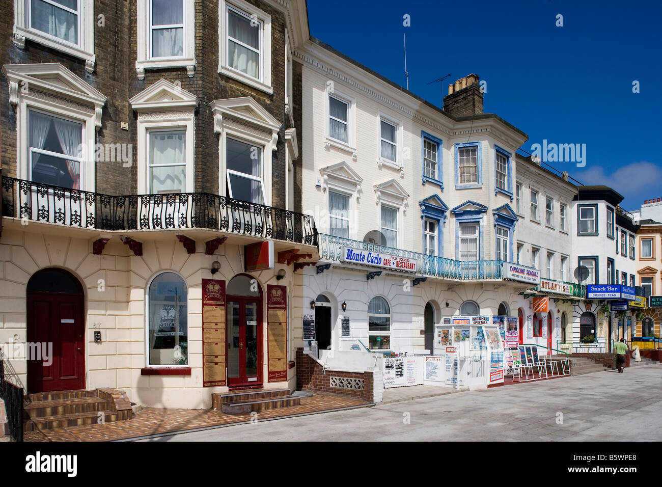 Great Yarmouth sea front typical buildings Norfolk UK Stock Photo Alamy