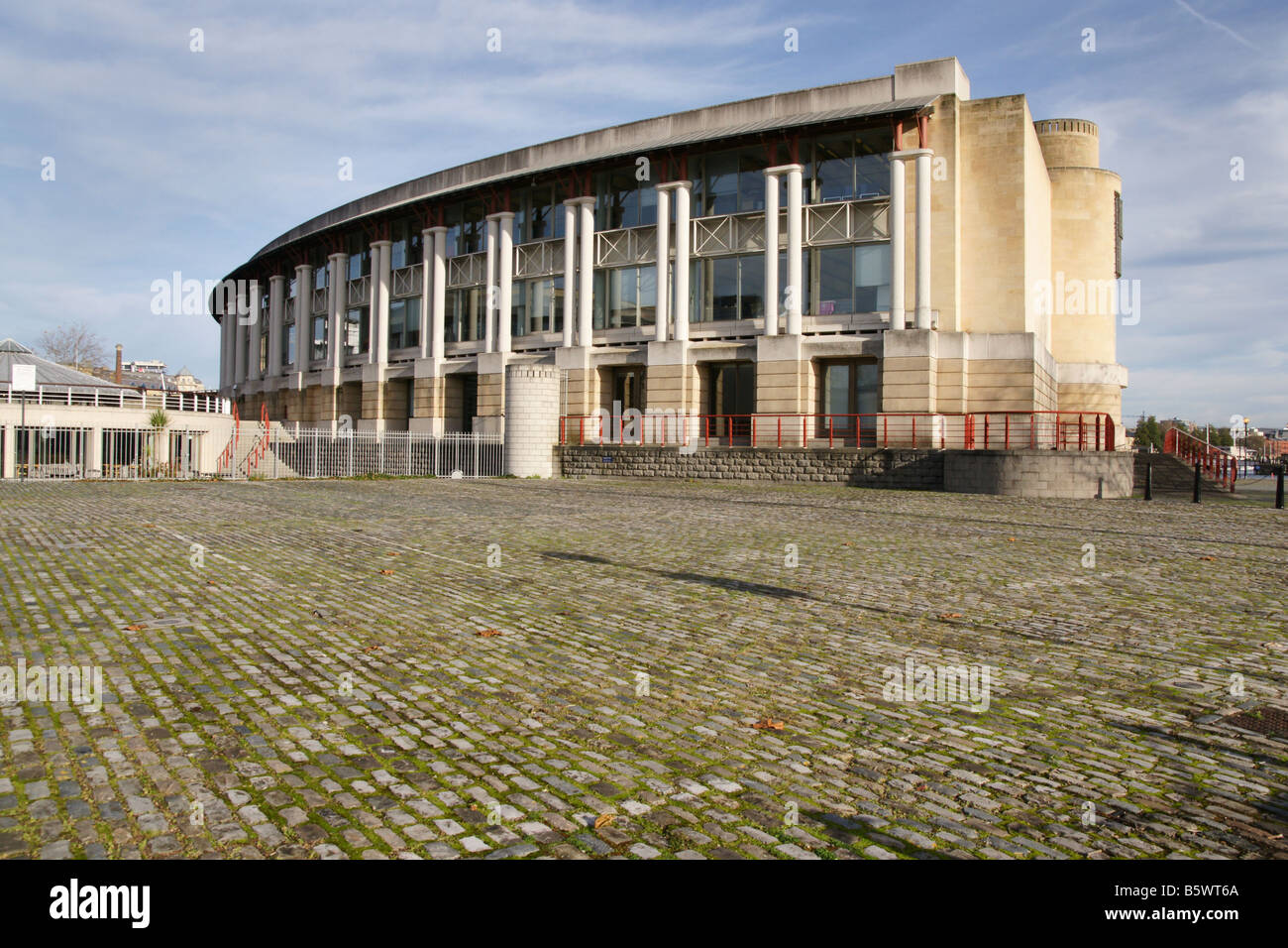 Lloyds builing at the Ampitheatre on Bristol Harbourside Stock Photo
