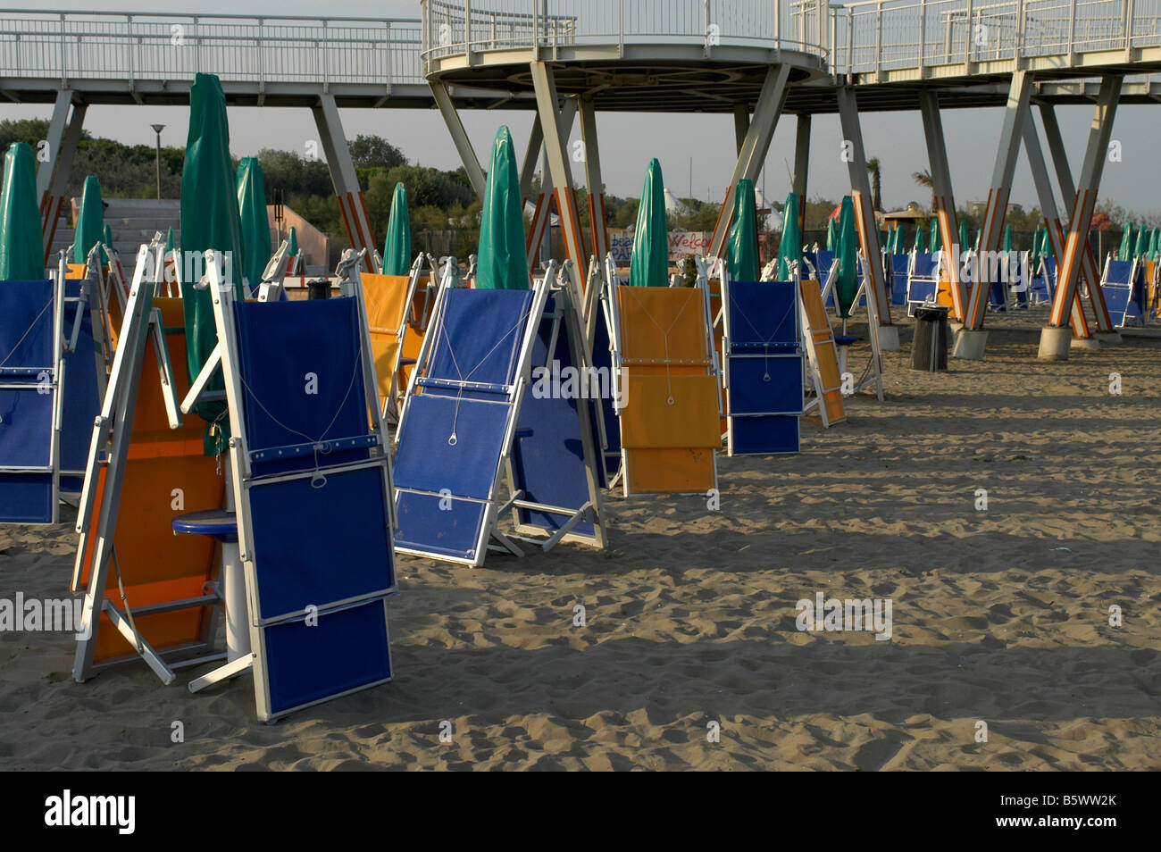 italy Venice Lido Stock Photo