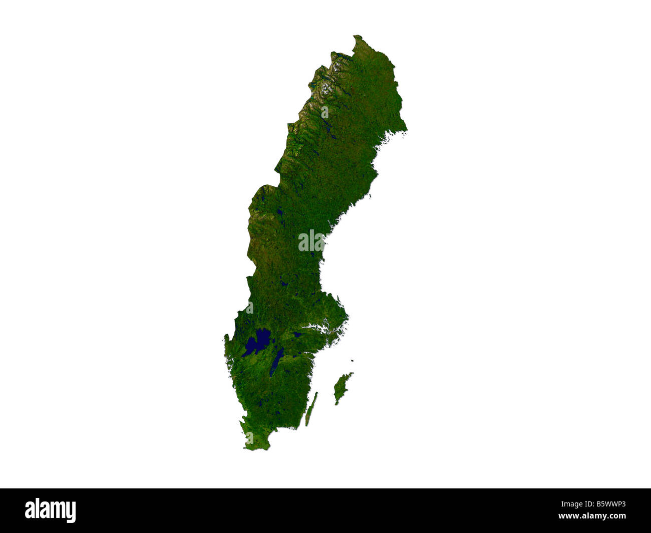 Map satellite geography sweden hi-res stock photography and images - Alamy