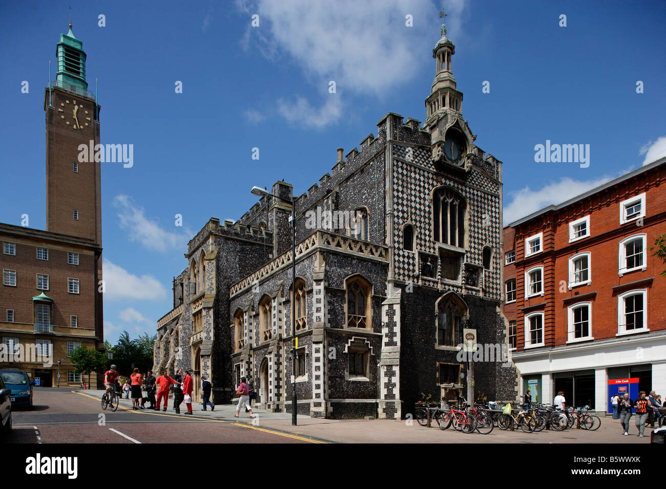 Norwich Guildhall 1407 Norfolk UK Stock Photo