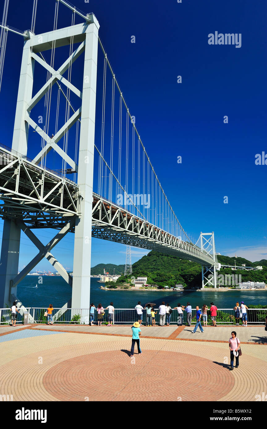 Kanmon Bridge Between Honshu And Kyushu Japan Stock Photo Alamy