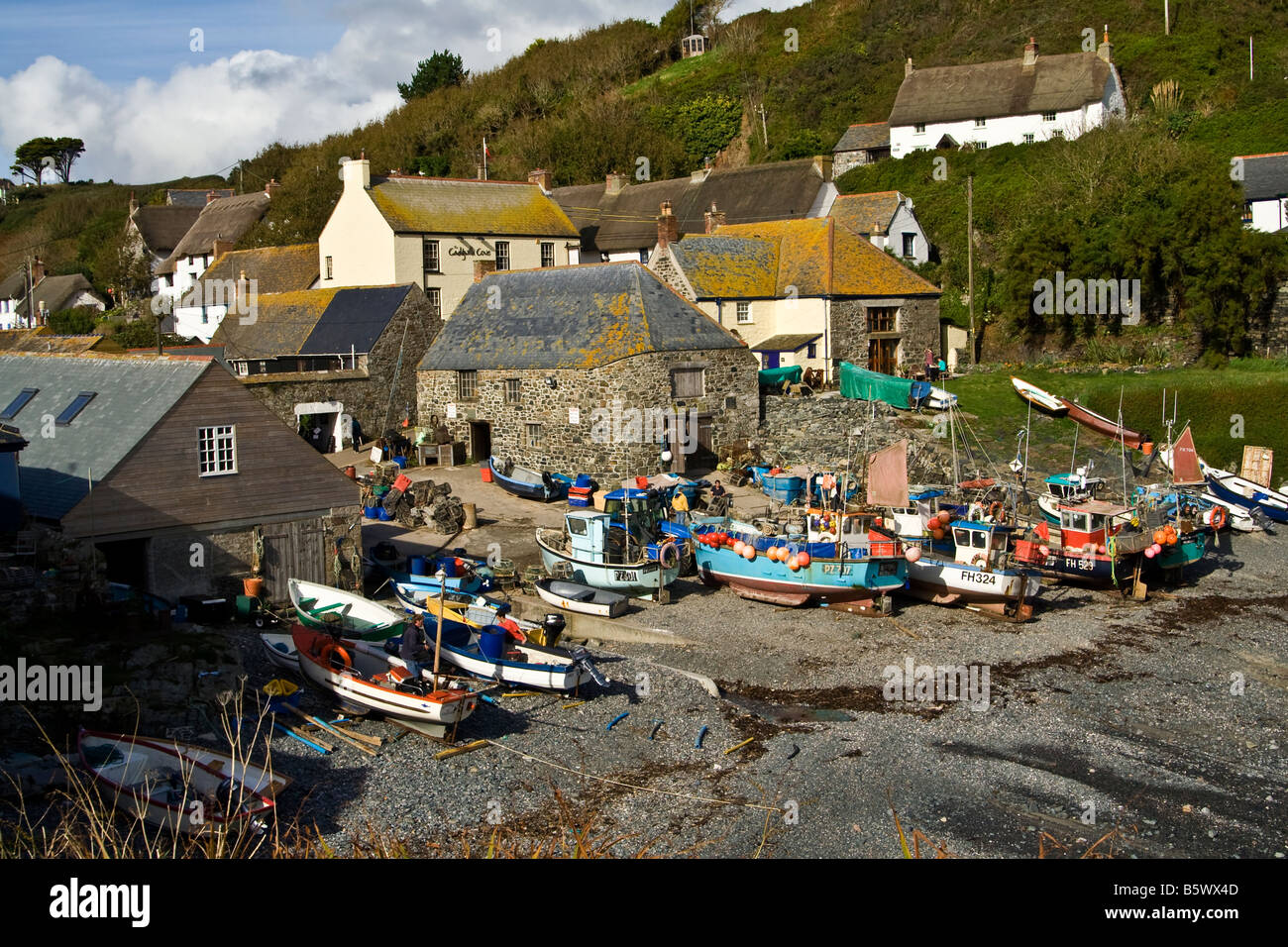 Cadgwith Cove, Cornwall, UK Stock Photo Alamy