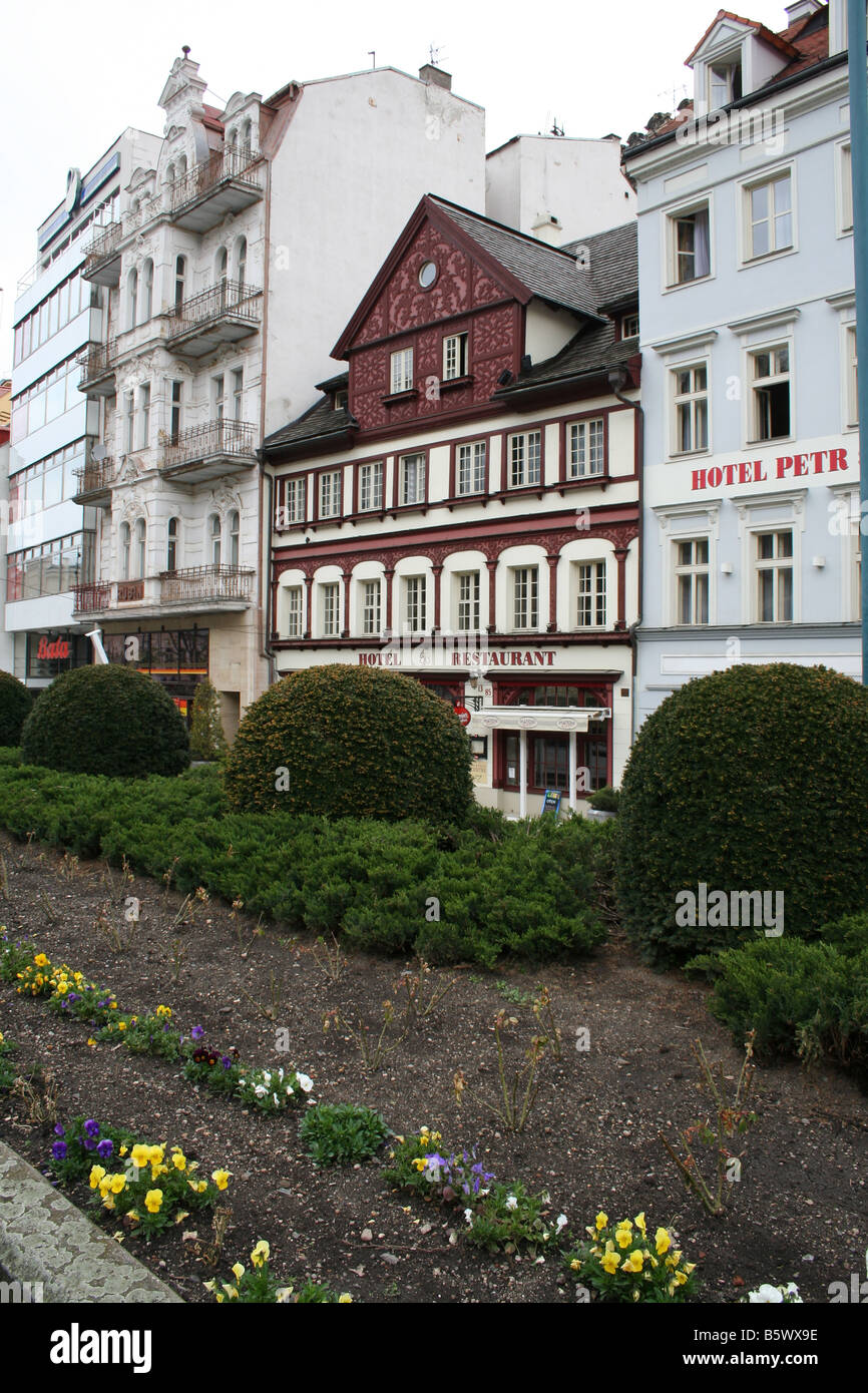 Karlovy Vary Czech Mineral water resort Czech Stock Photo - Alamy
