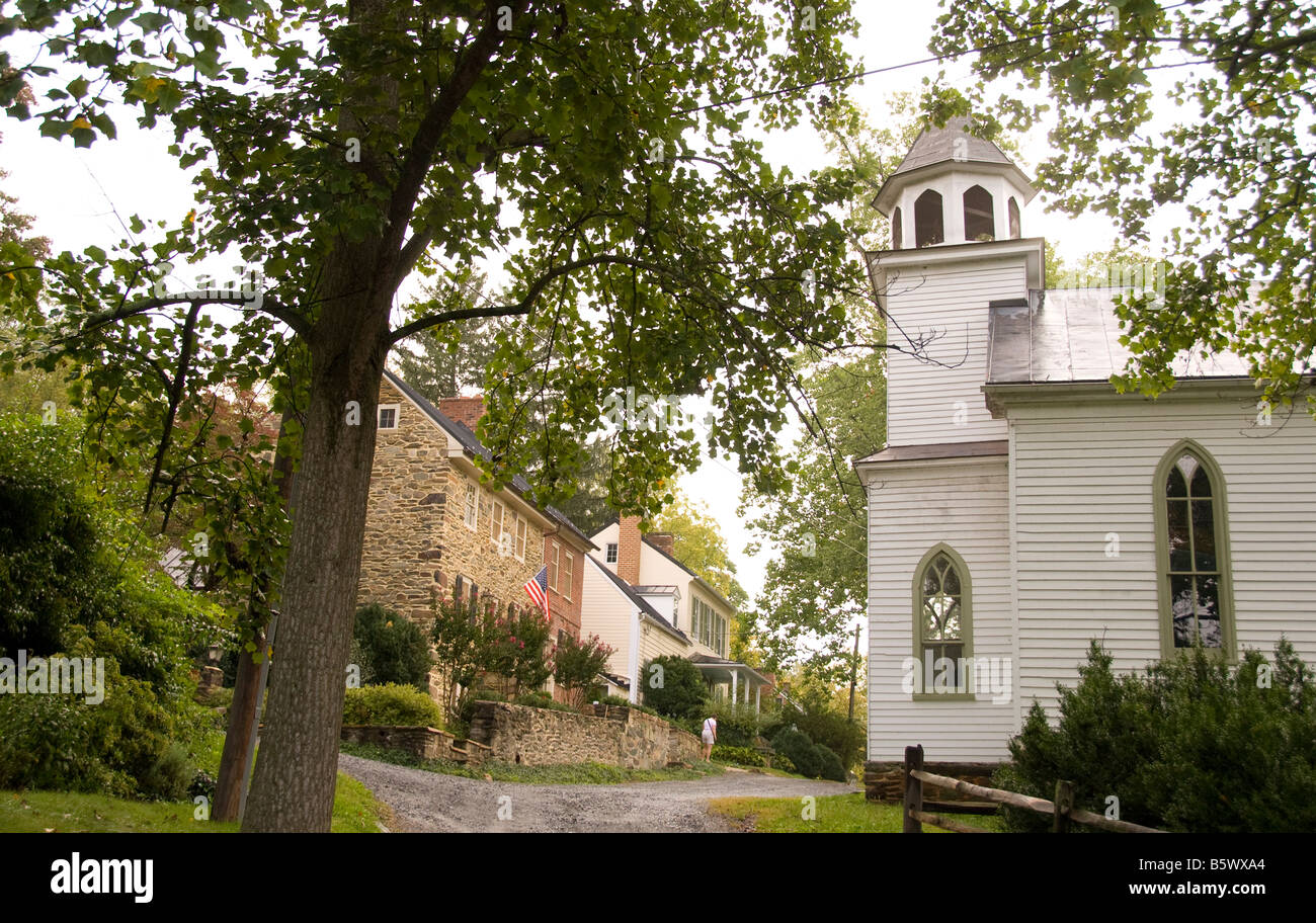 The John Wesley Church, Waterford, Virginia Stock Photo Alamy