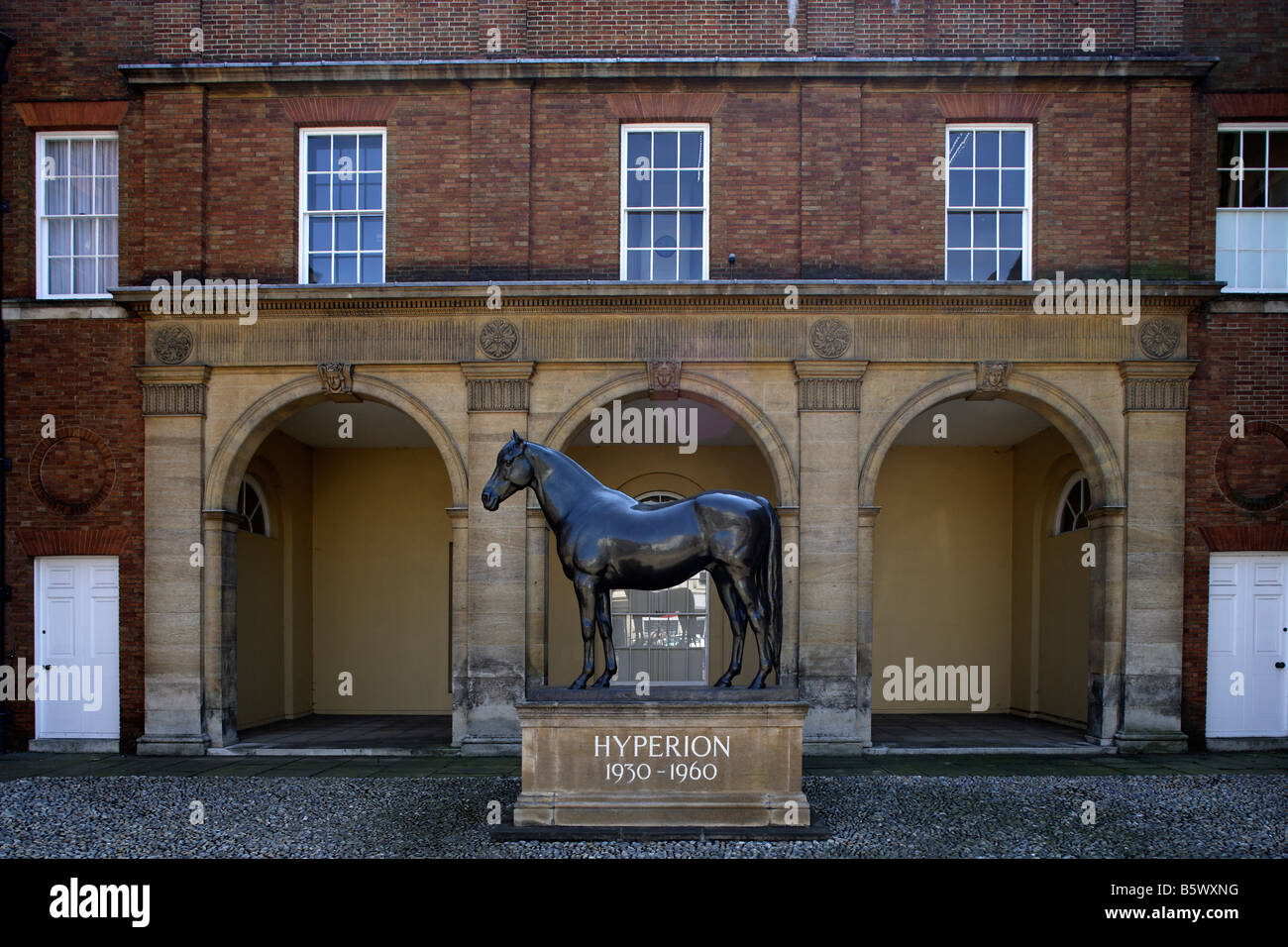 Newmarket Town center Typical houses National Horse racing Museum