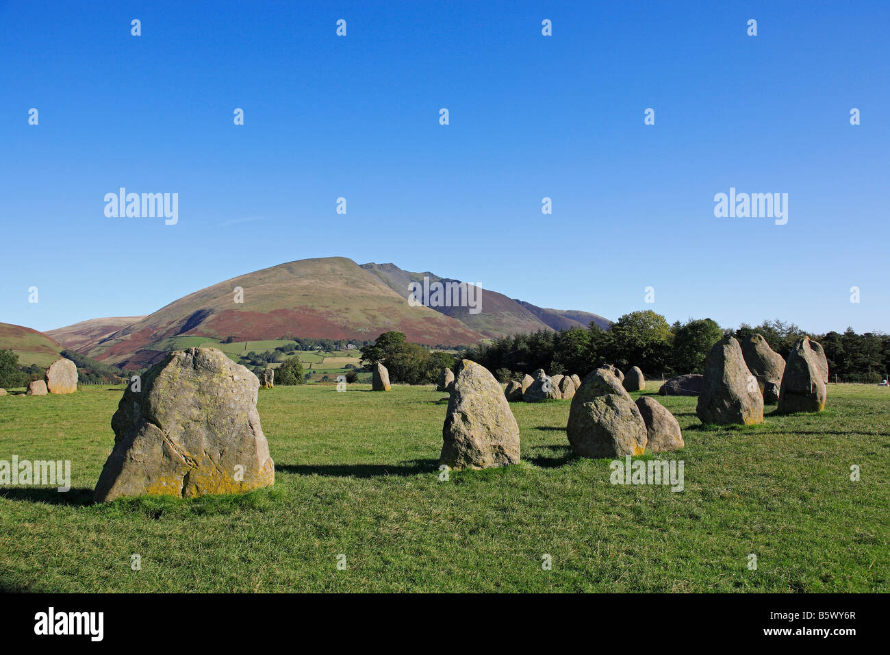 1207 Castlerigg Stone Circle near Keswick Cumbria UK Stock Photo