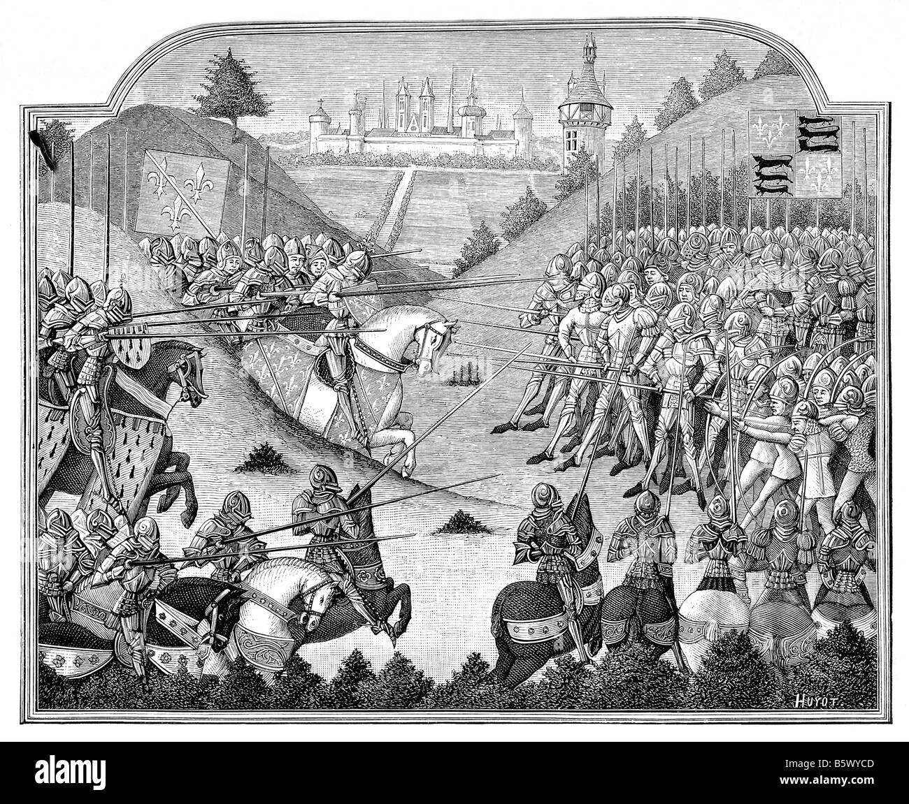 English medieval infantry hi-res stock photography and images - Alamy