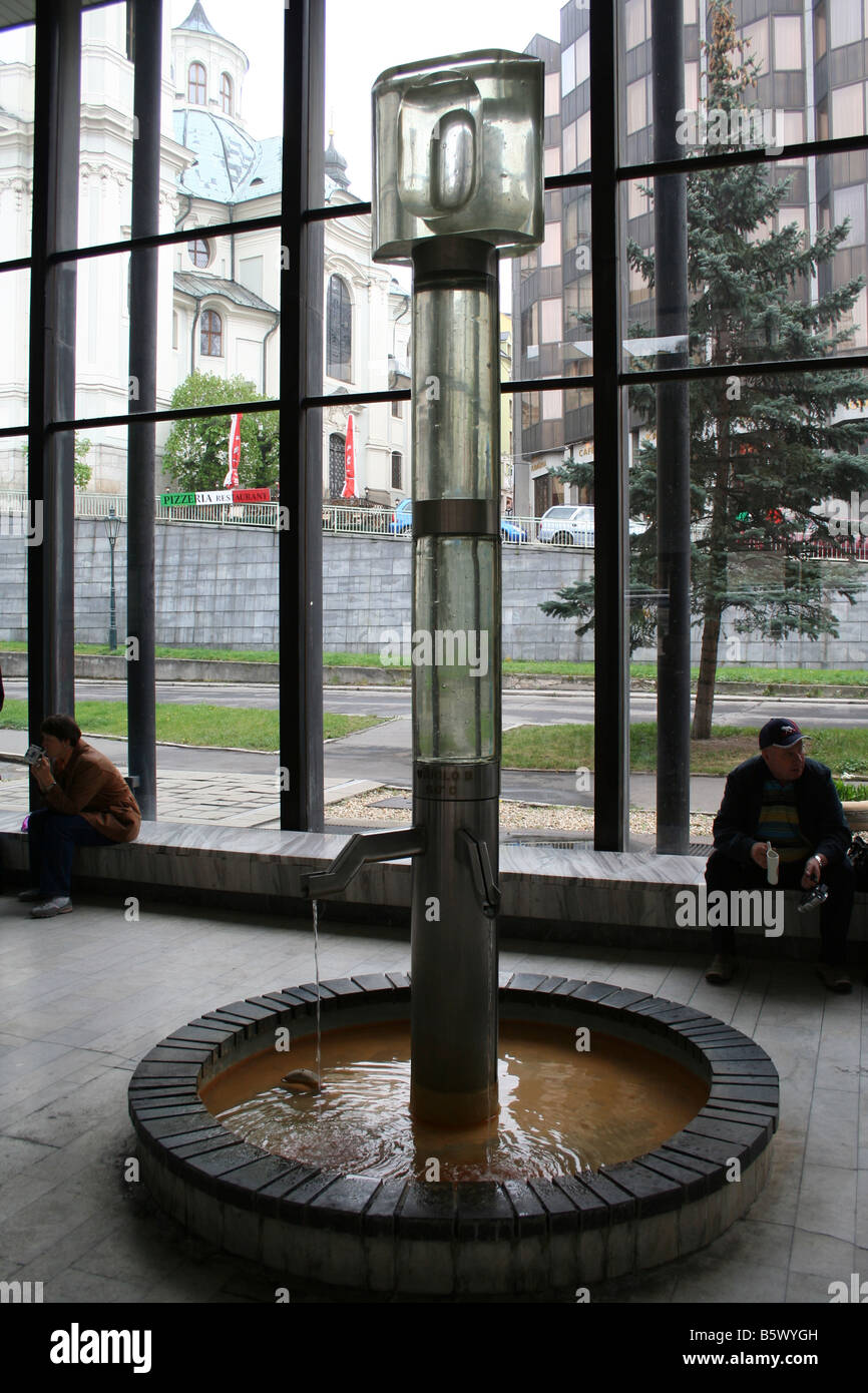 Mineral water source in Karlovy Vary Czech Mineral water resort Czech ...