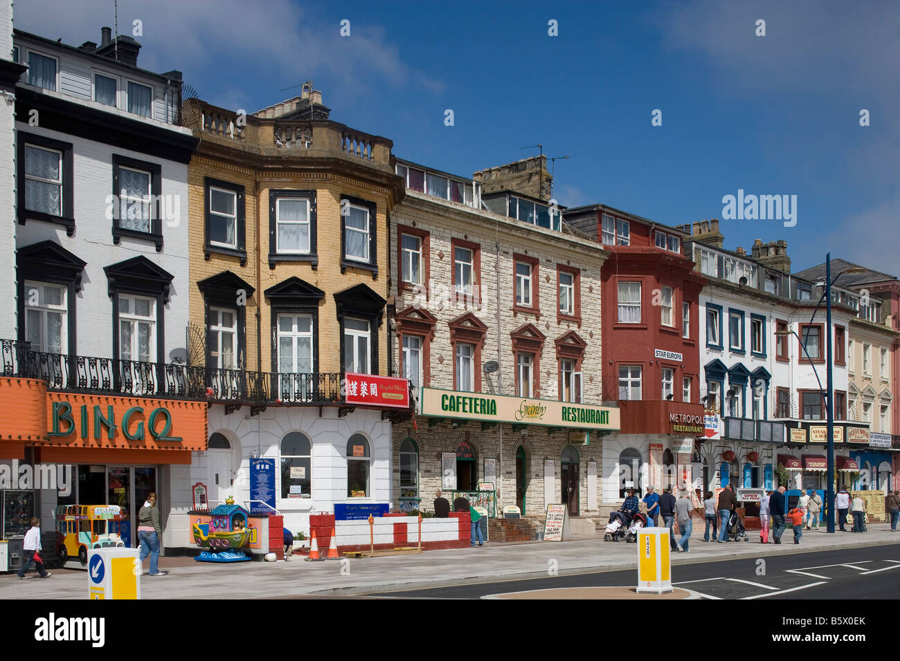 Great Yarmouth sea front typical buildings Norfolk UK Stock Photo Alamy