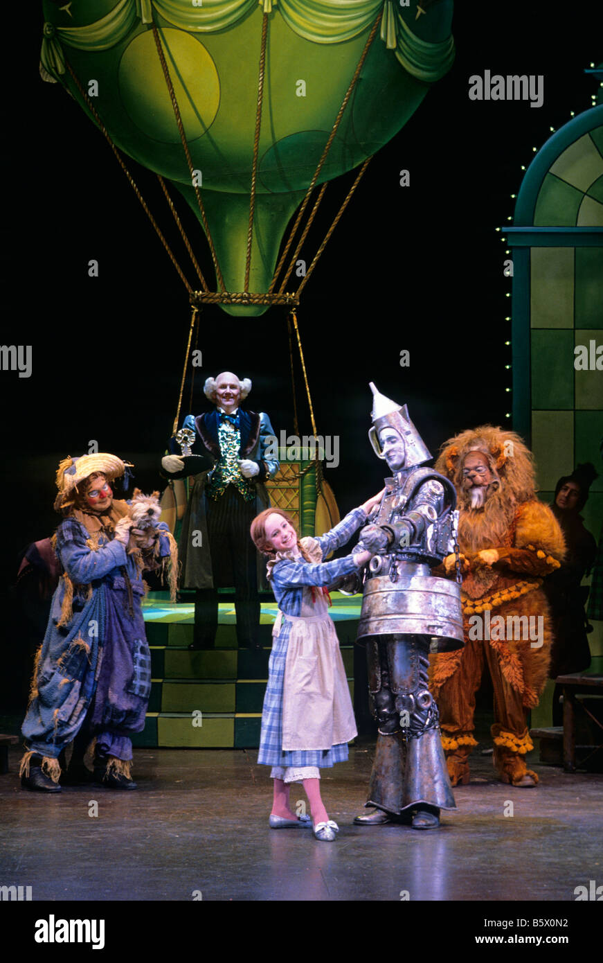 THE WONDERFUL WIZARD OF OZ STAGE PRODUCTION AT THE MINNEAPOLIS, MINNESOTA CHILDREN'S THEATER. Stock Photo
