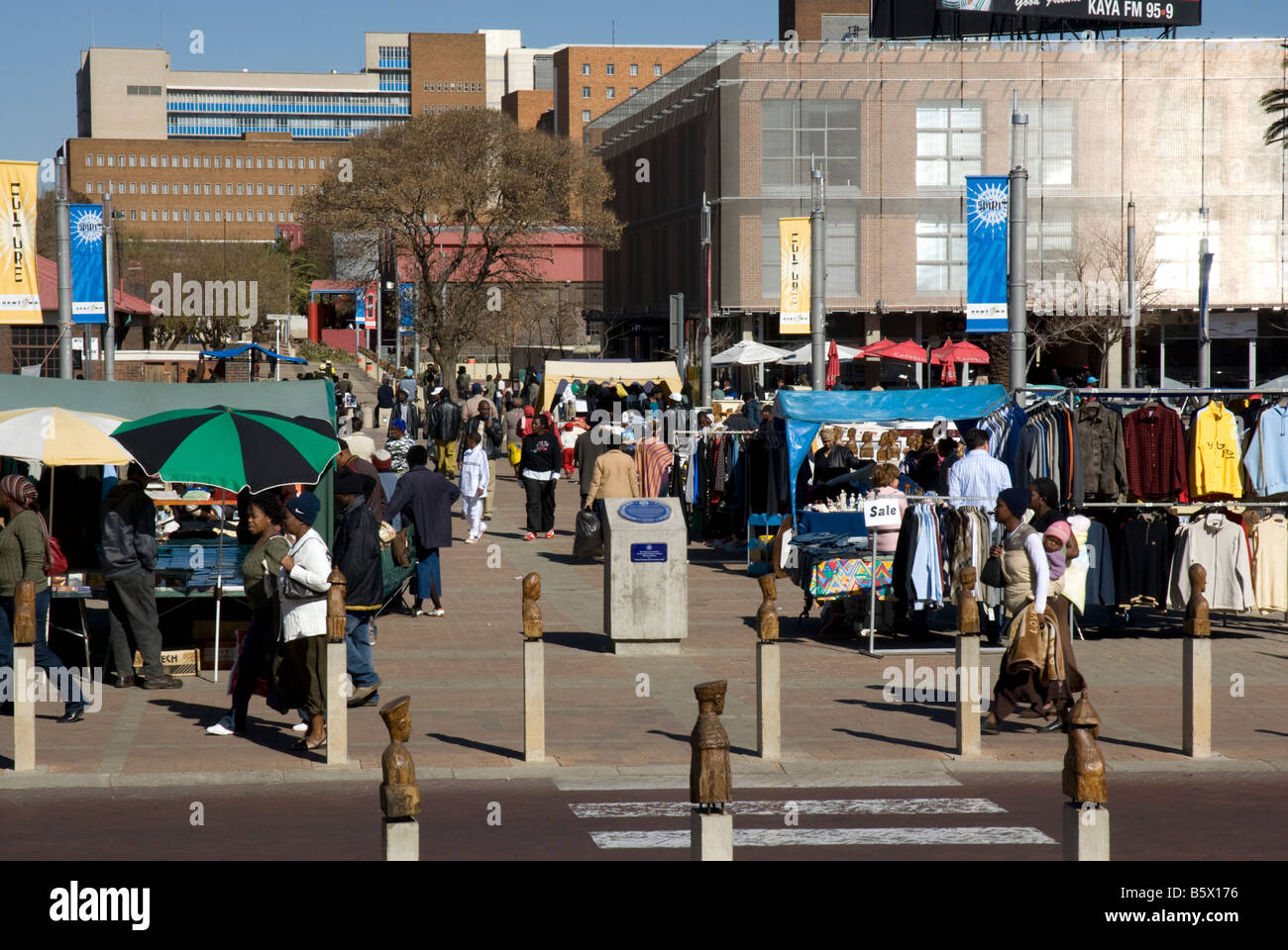 Market in Johannesburg South Africa Stock Photo Alamy