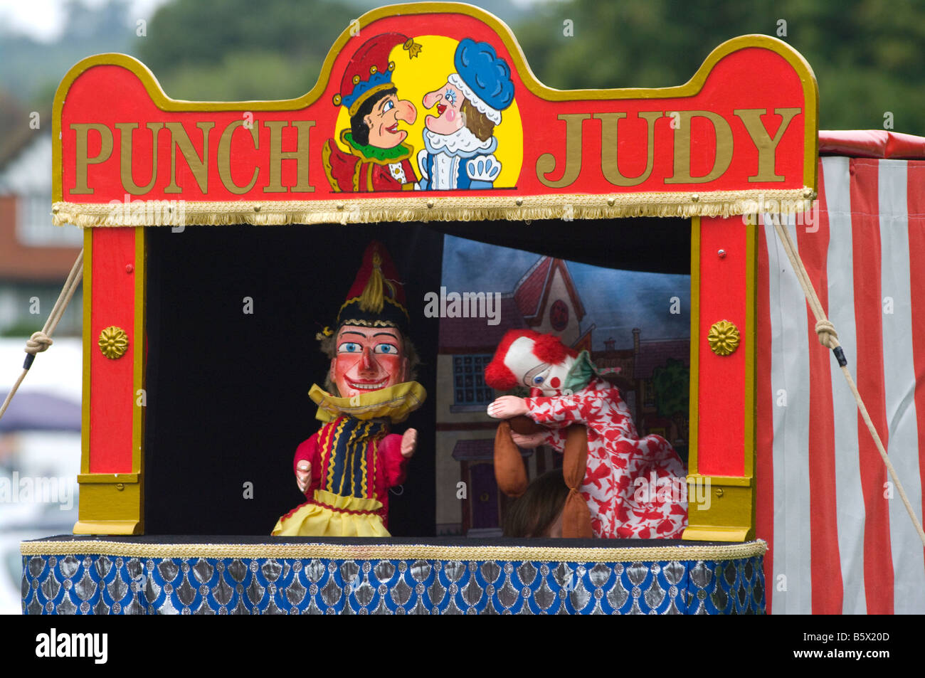 Punch and Judy Puppet Show Stock Photo Alamy