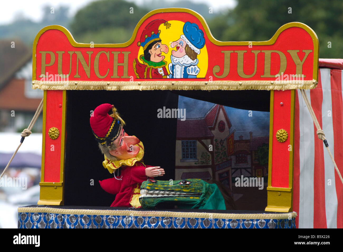 Punch and Judy Puppet Show Stock Photo Alamy