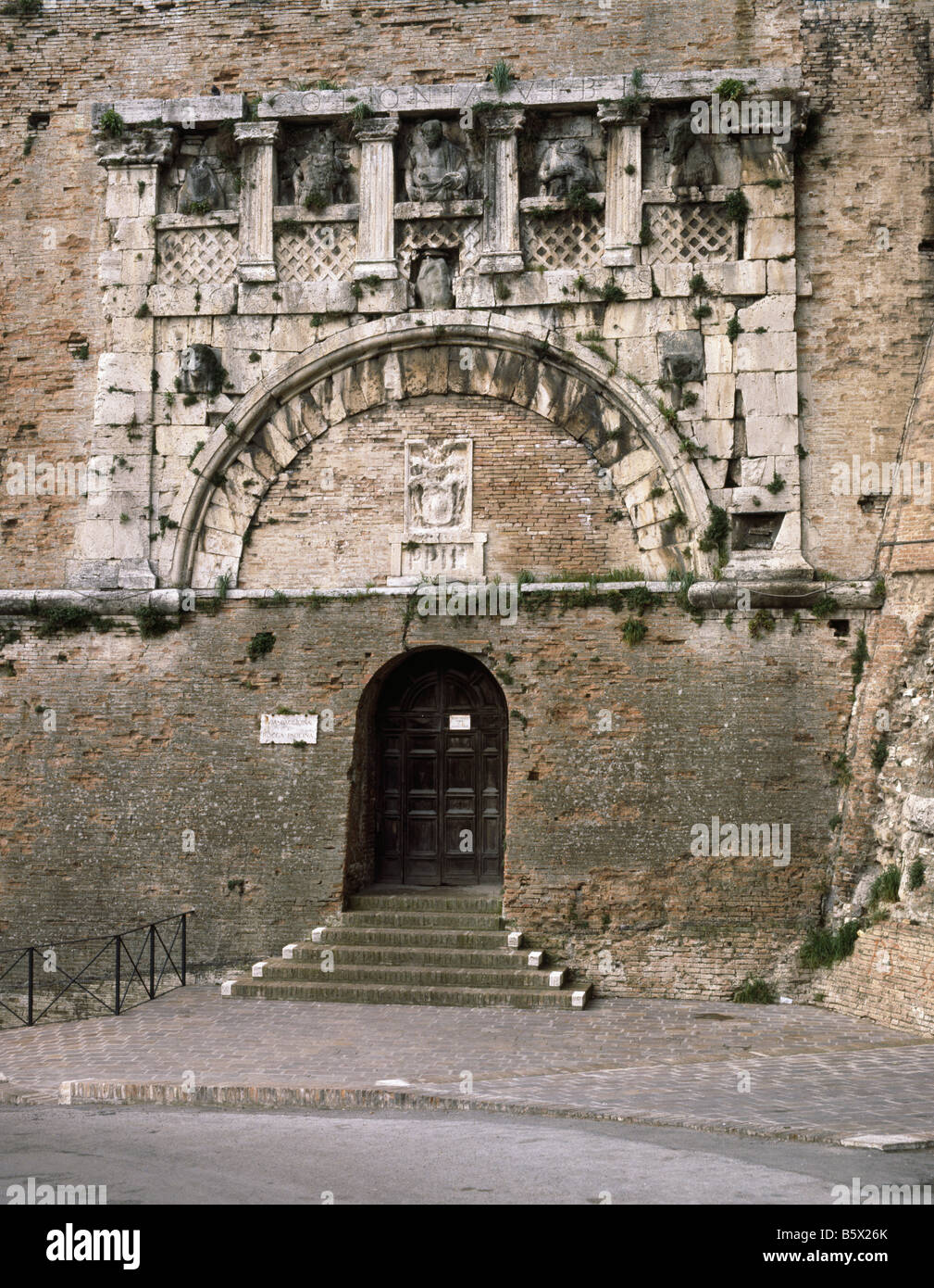 Perugia Porta Marzia Stock Photo - Alamy