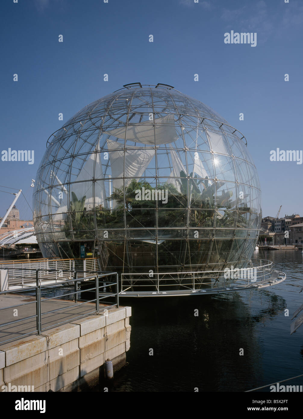 La Bolla, Genova, By Renzo Piano Stock Photo