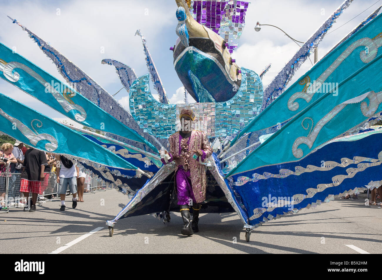 The 41st (2008) Toronto Caribbean Carnival (Caribana) is the largest Caribbean festival in North America. Stock Photo
