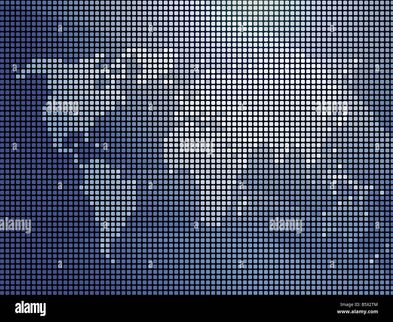 Map of the world in mosaic tiled style Stock Photo - Alamy