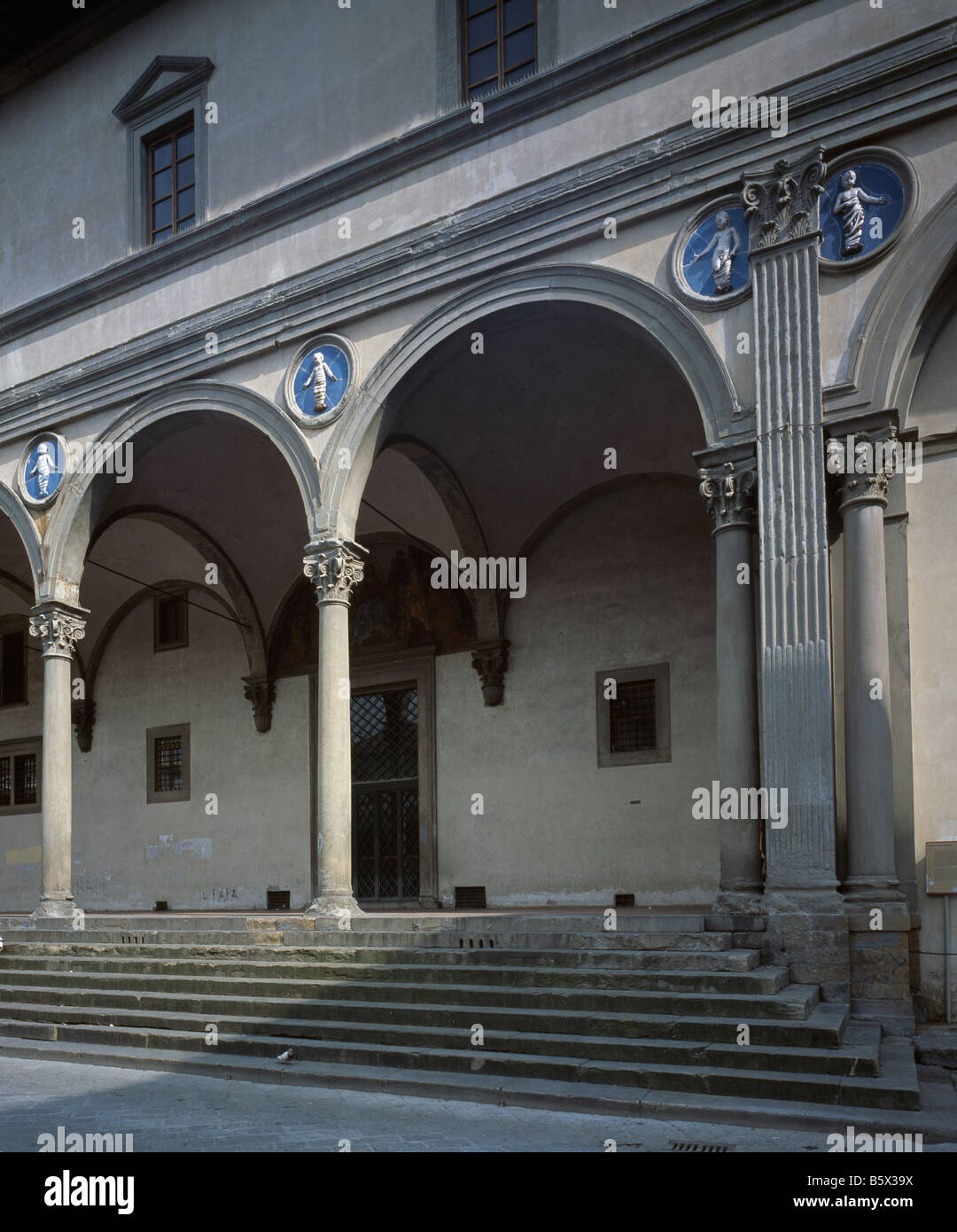 Spedale Degli Innocenti Detail Stock Photo - Alamy