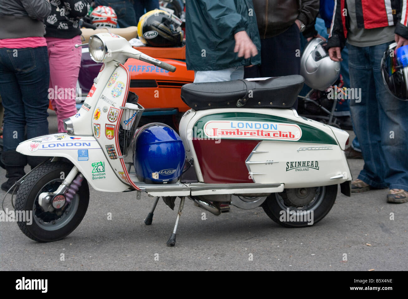 Mods Lambretta Scooter High Resolution Stock Photography And Images Alamy