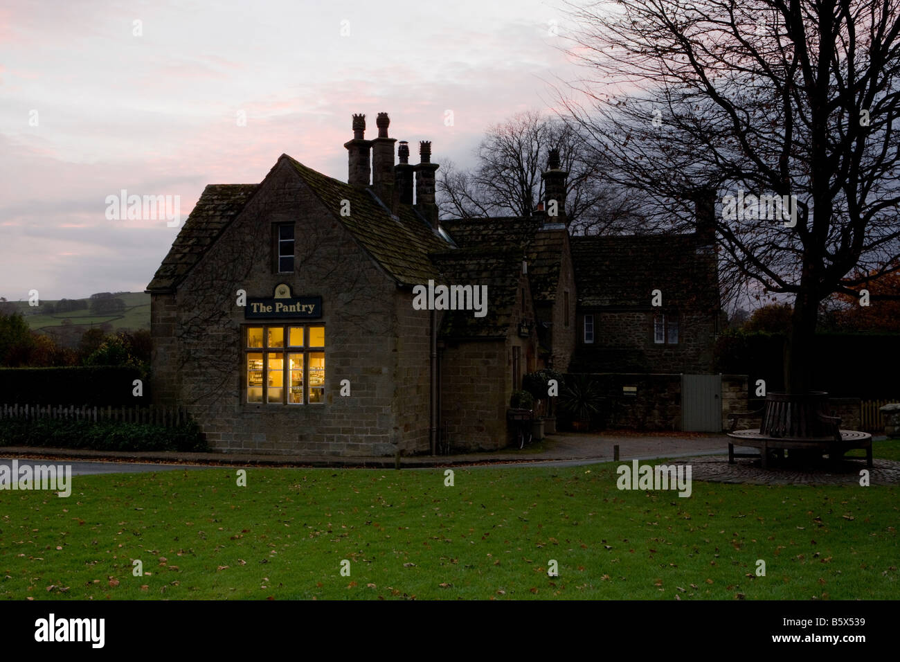 General store in the centre of Bolton Abbey Village, North Yorshire