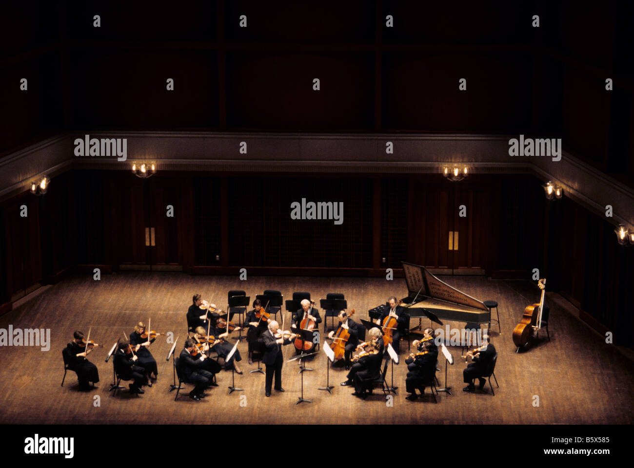 SAINT PAUL CHAMBER ORCHESTRA PERFORMS AT ORDWAY CENTER FOR THE PERFORMING ARTS IN ST. PAUL, MINNESOTA. Stock Photo