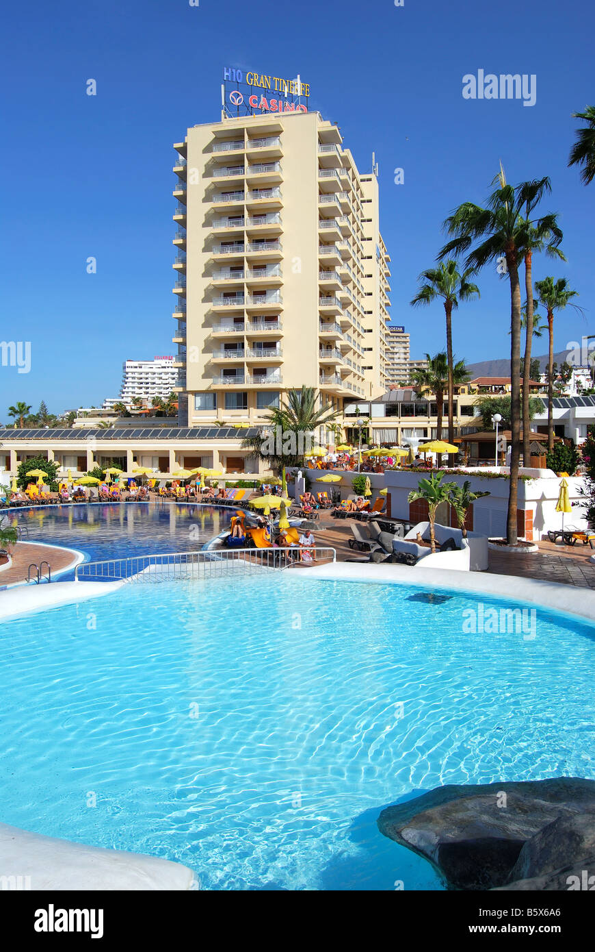 Tenerife hotel pool hi-res stock photography and images - Alamy