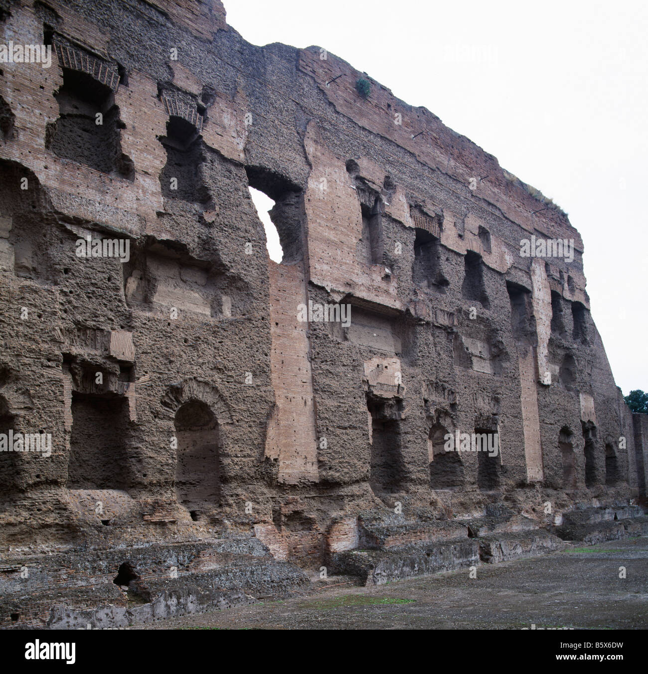 Baths Of Caracalla Rome To E. Stock Photo