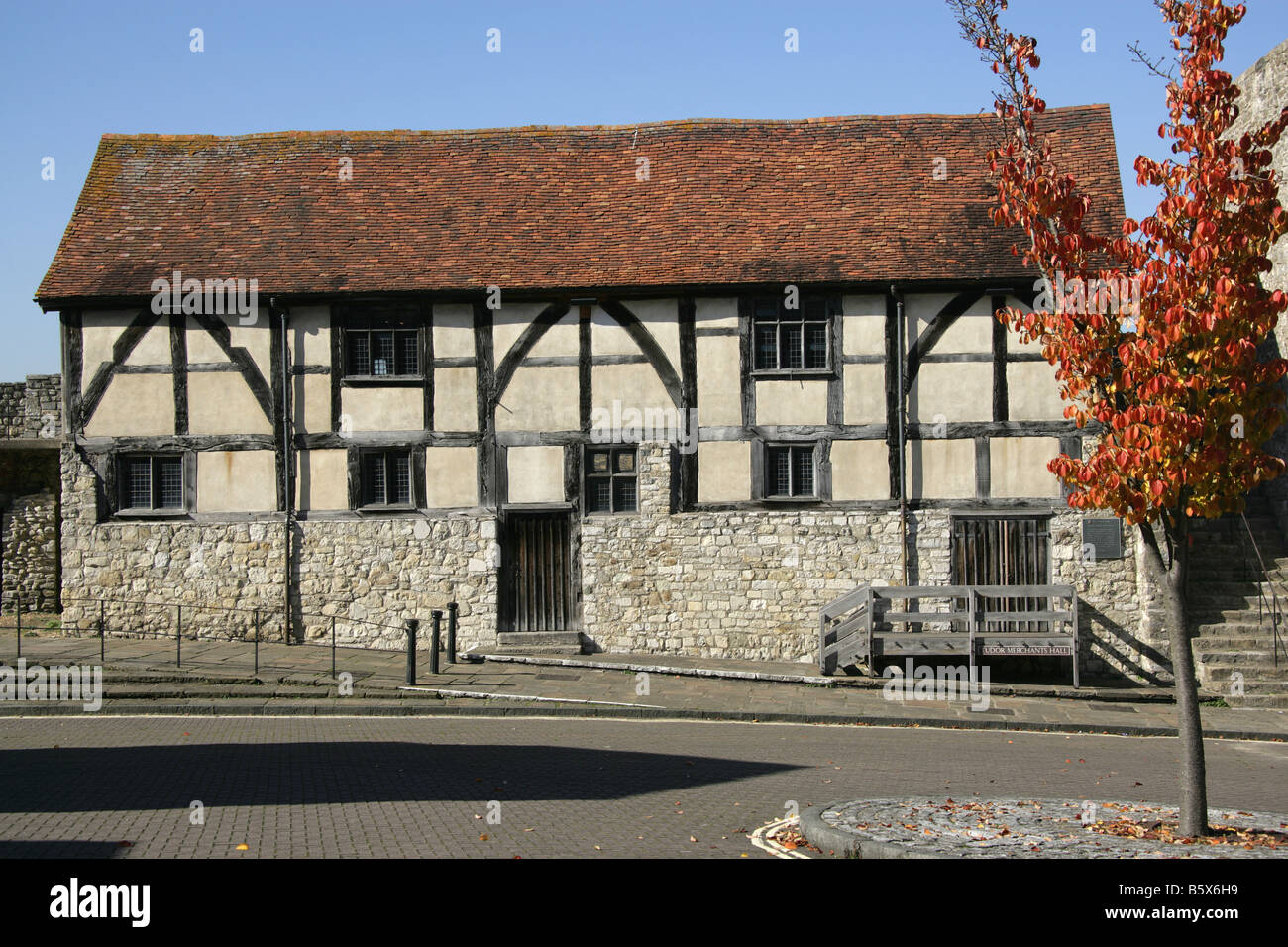 City of Southampton, England. The 15th century timber framed Tudor