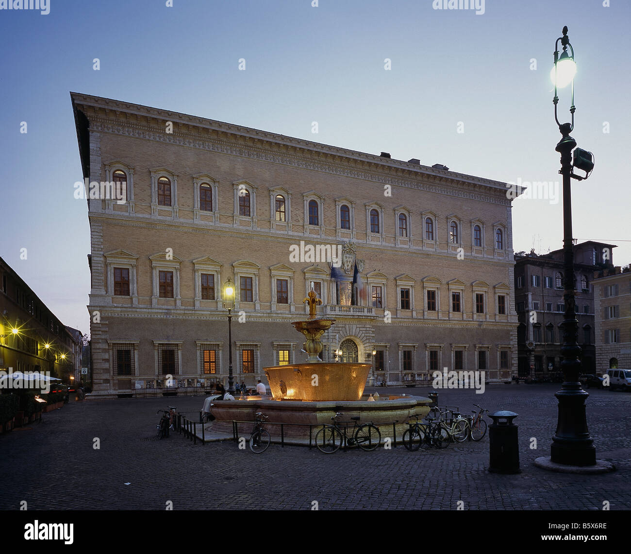 Farnese Palace, Rome Stock Photo