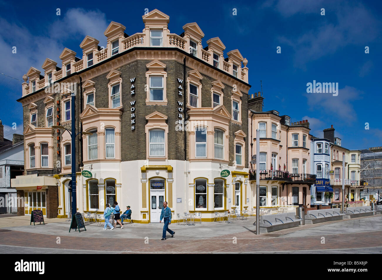 Great Yarmouth sea front typical buildings Norfolk UK Stock Photo Alamy