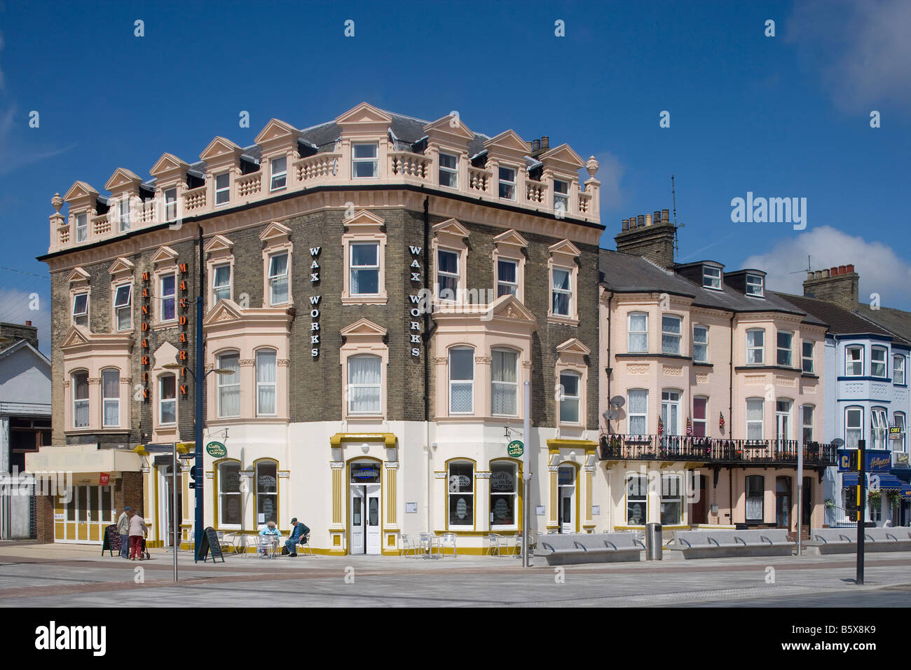 Great Yarmouth sea front typical buildings Norfolk UK Stock Photo Alamy
