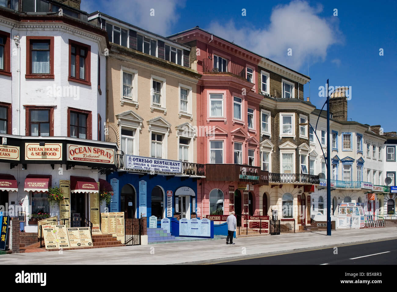 Great Yarmouth sea front typical buildings Norfolk UK Stock Photo Alamy