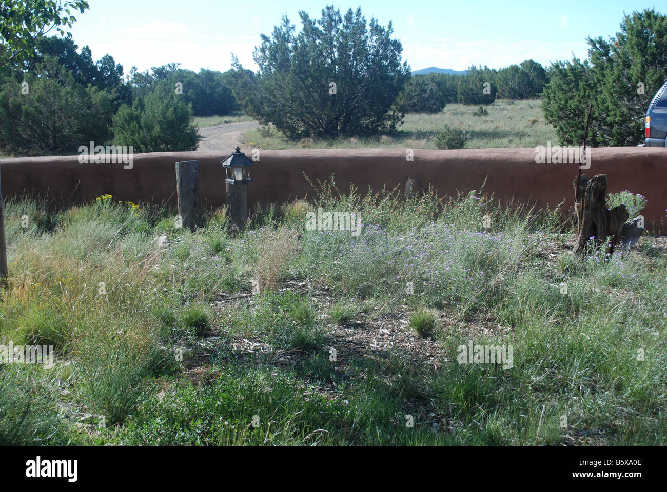 High Feather Ranch view, Cerrillos, New Mexico USA Stock Photo Alamy