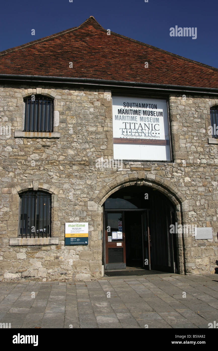 City of Southampton, England. The former medieval Wool House now the