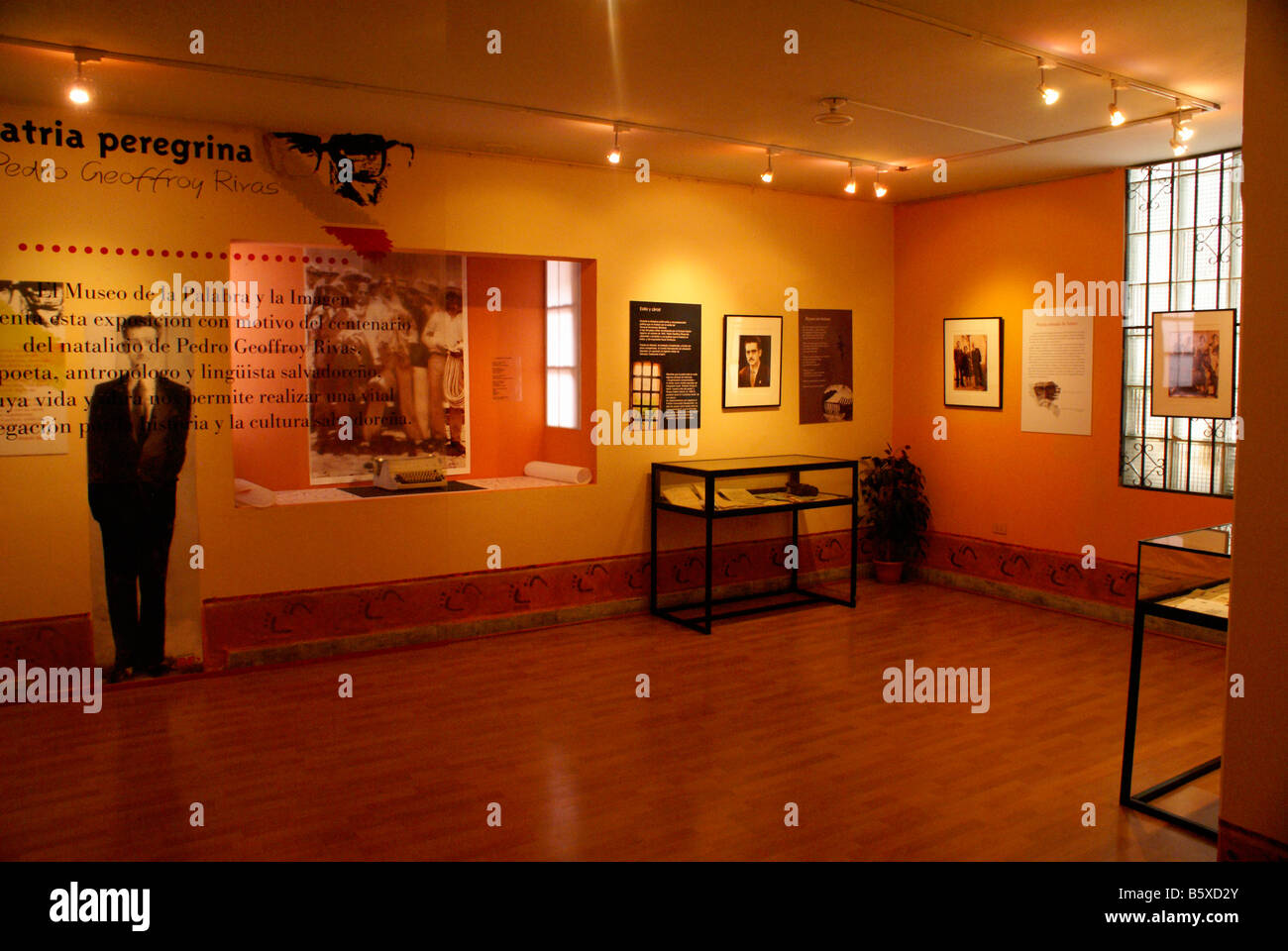 Gallery in the Museo de la Palabra y la Imagen or Museum of Word and