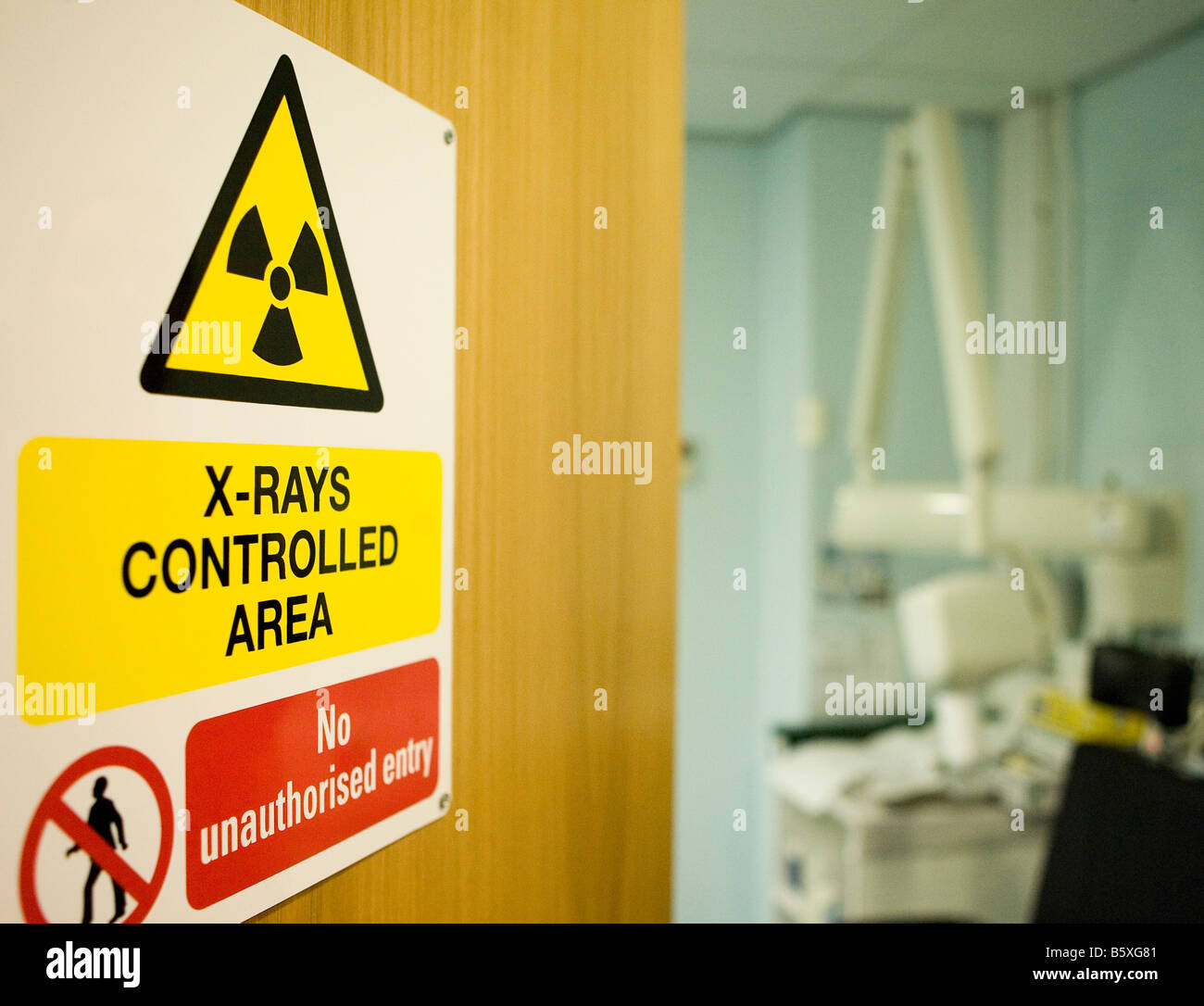 X ray department at an NHS hospital in UK Stock Photo Alamy