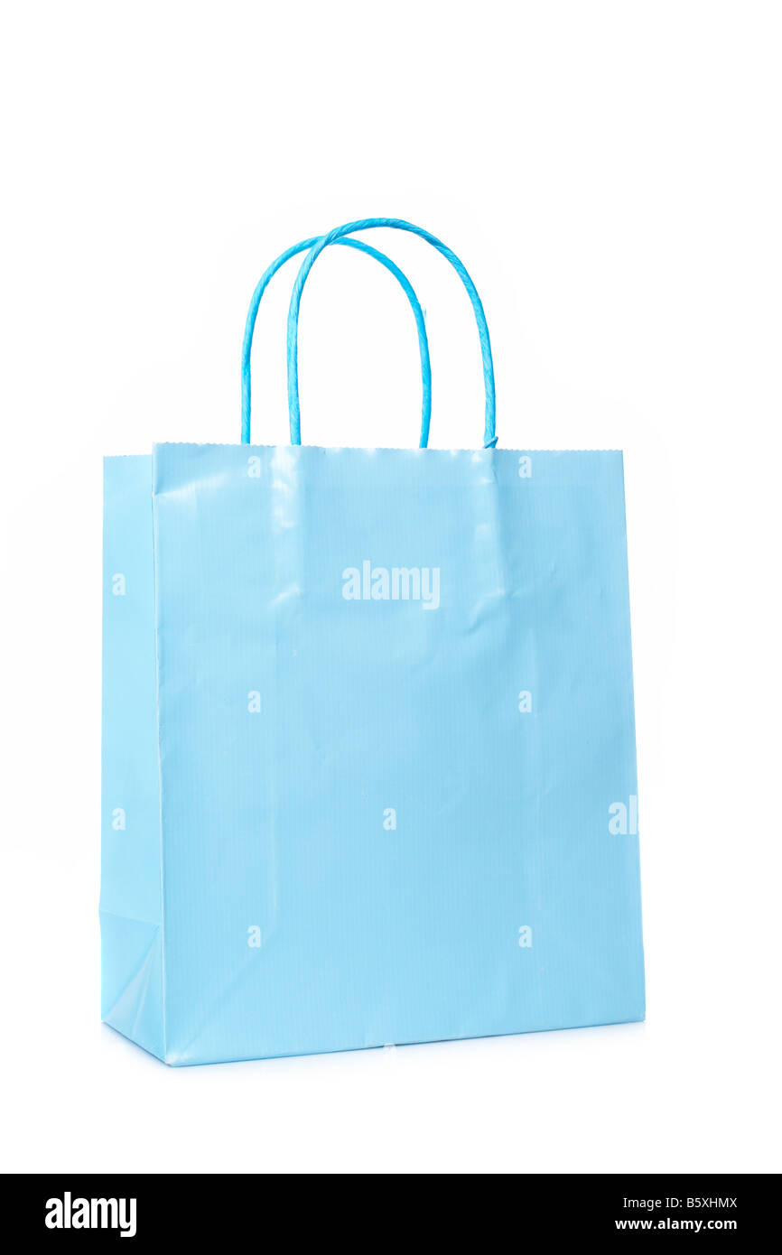 A shopping bag isolated on white background Stock Photo - Alamy