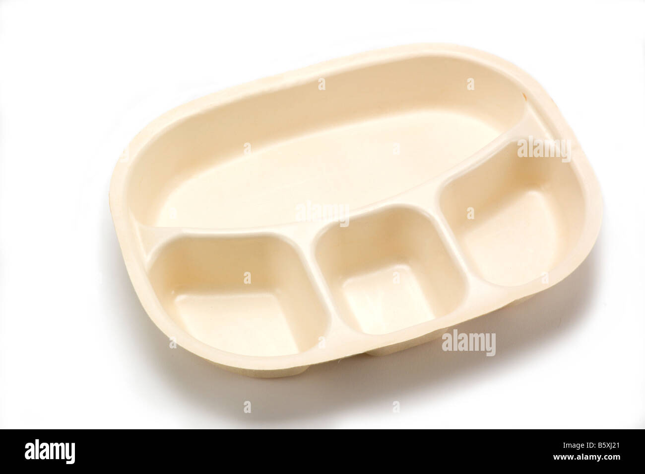 Plastic tray for TV dinner Stock Photo Alamy
