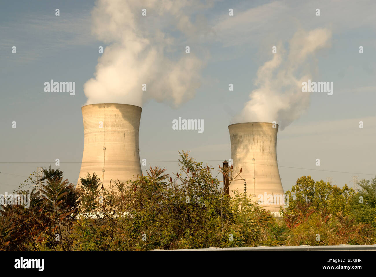 Three Mile Island Pennsylvania nuclear power plant Stock Photo