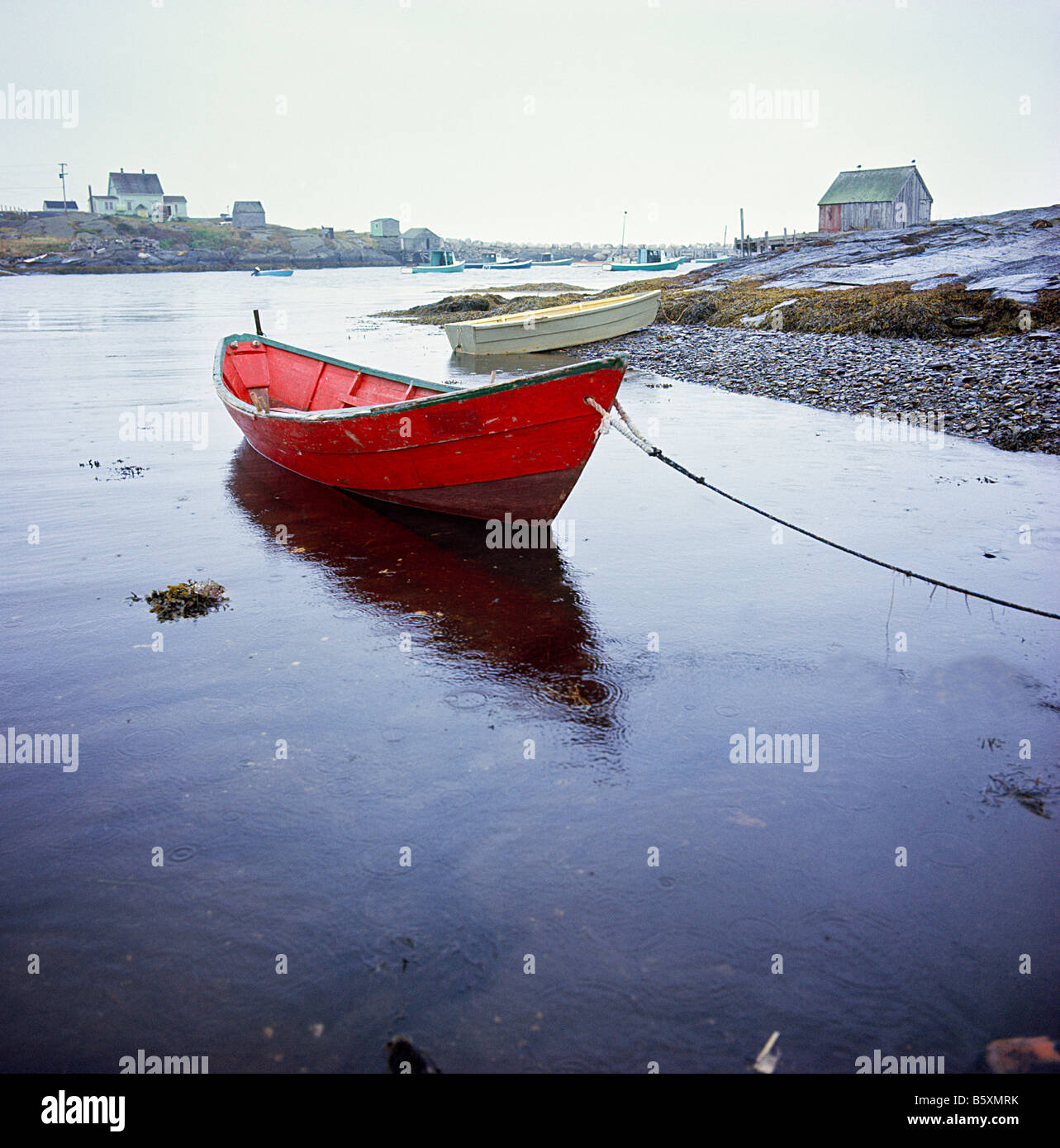Fishing village on the East Coast of Canada, Atlantic Ocean, Nova