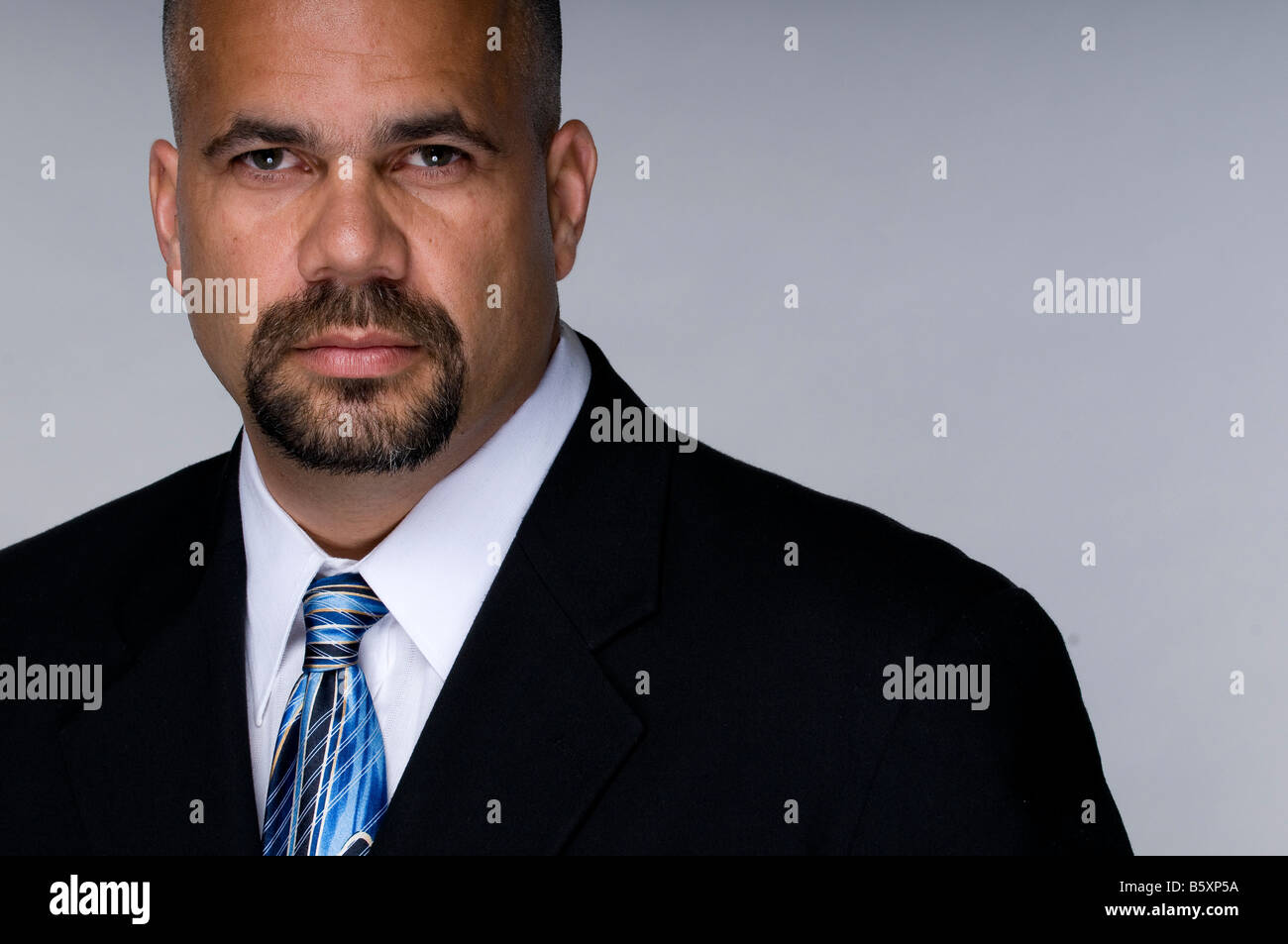 Portrait of business man in suit and tie. Stock Photo