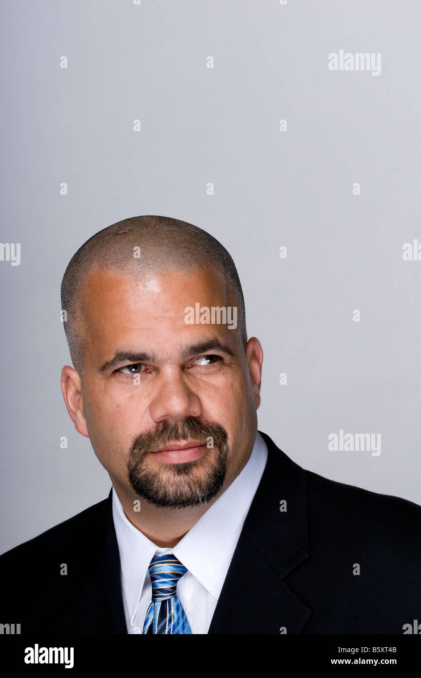 Portrait of Business man in suit and tie Stock Photo - Alamy