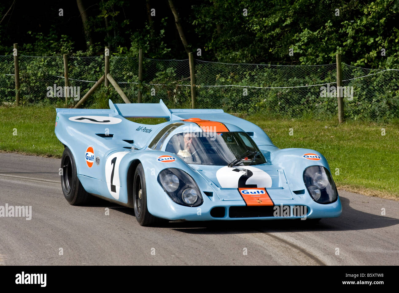 1970 Porsche 917k Gulf Driven By Jackie Oliver At Goodwood Festival