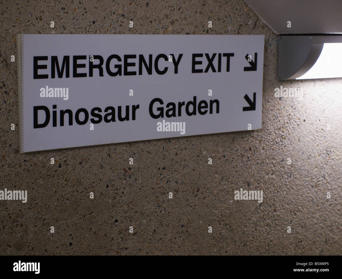 emergency exit Stock Photo