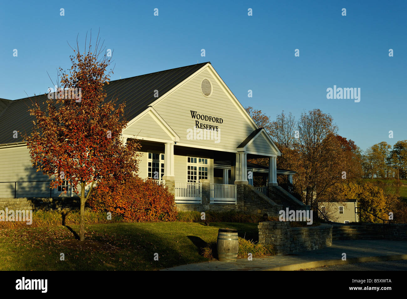 Woodford Reserve Distillery in Woodford County Kentucky Stock Photo
