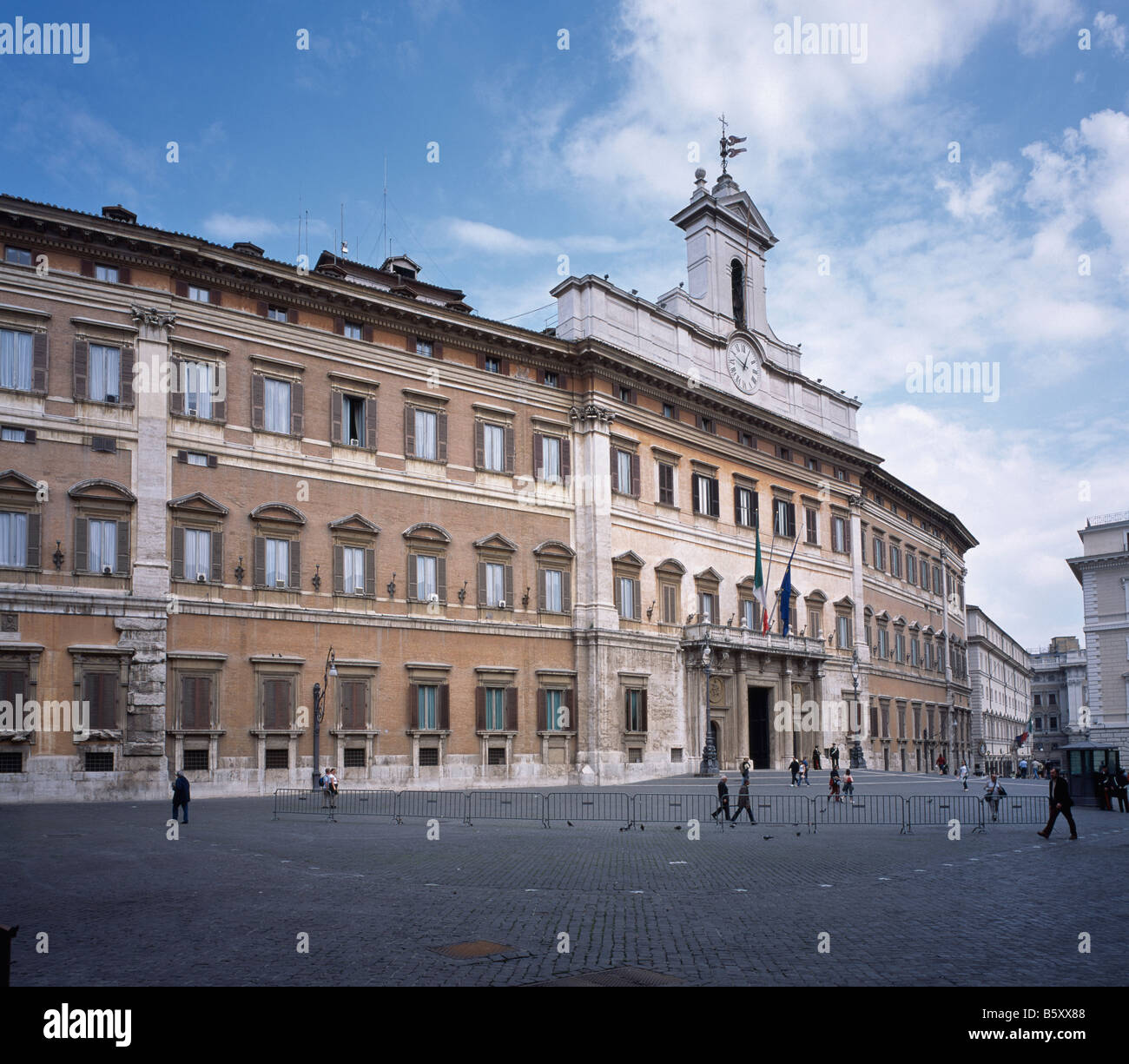 Palazzo Di Montecitorio, Rome Stock Photo