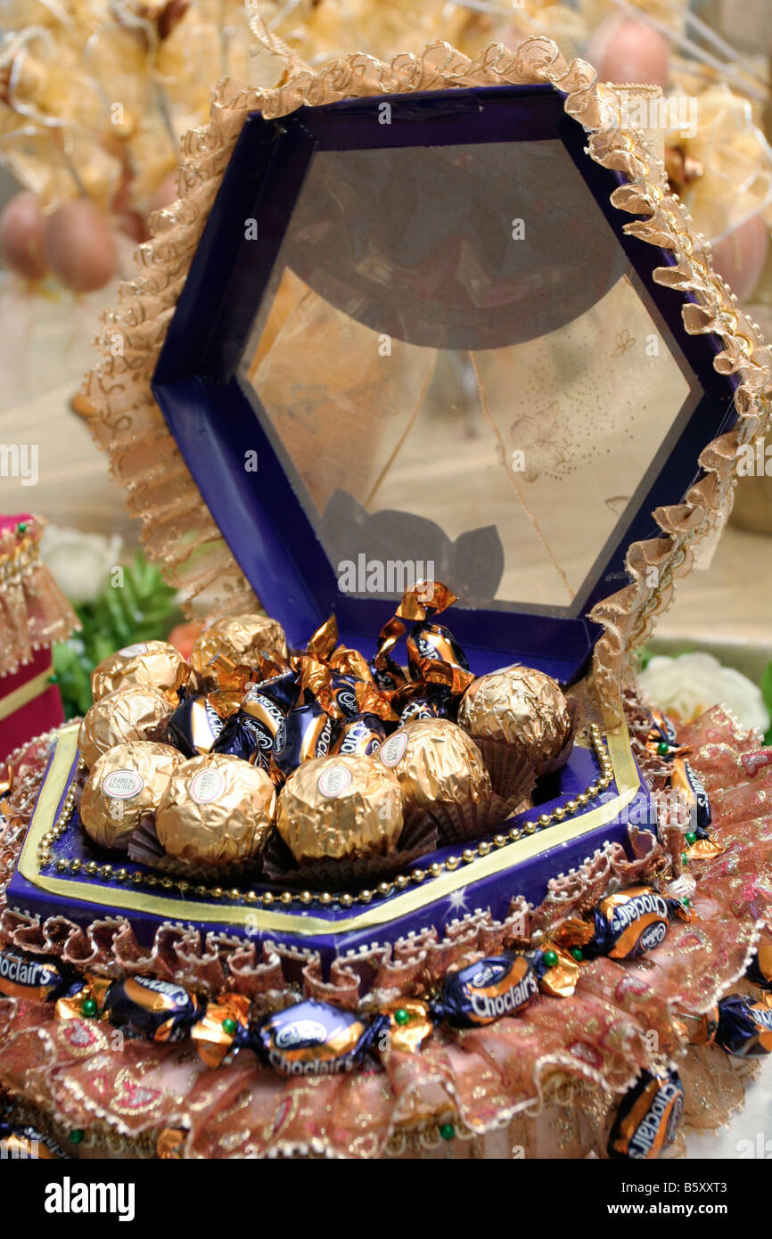 Gift for the newly wed in a Malay wedding in Malaysia Stock Photo - Alamy